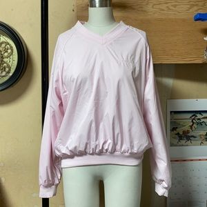Women’s Pink FootJoy Pullover Windbreaker